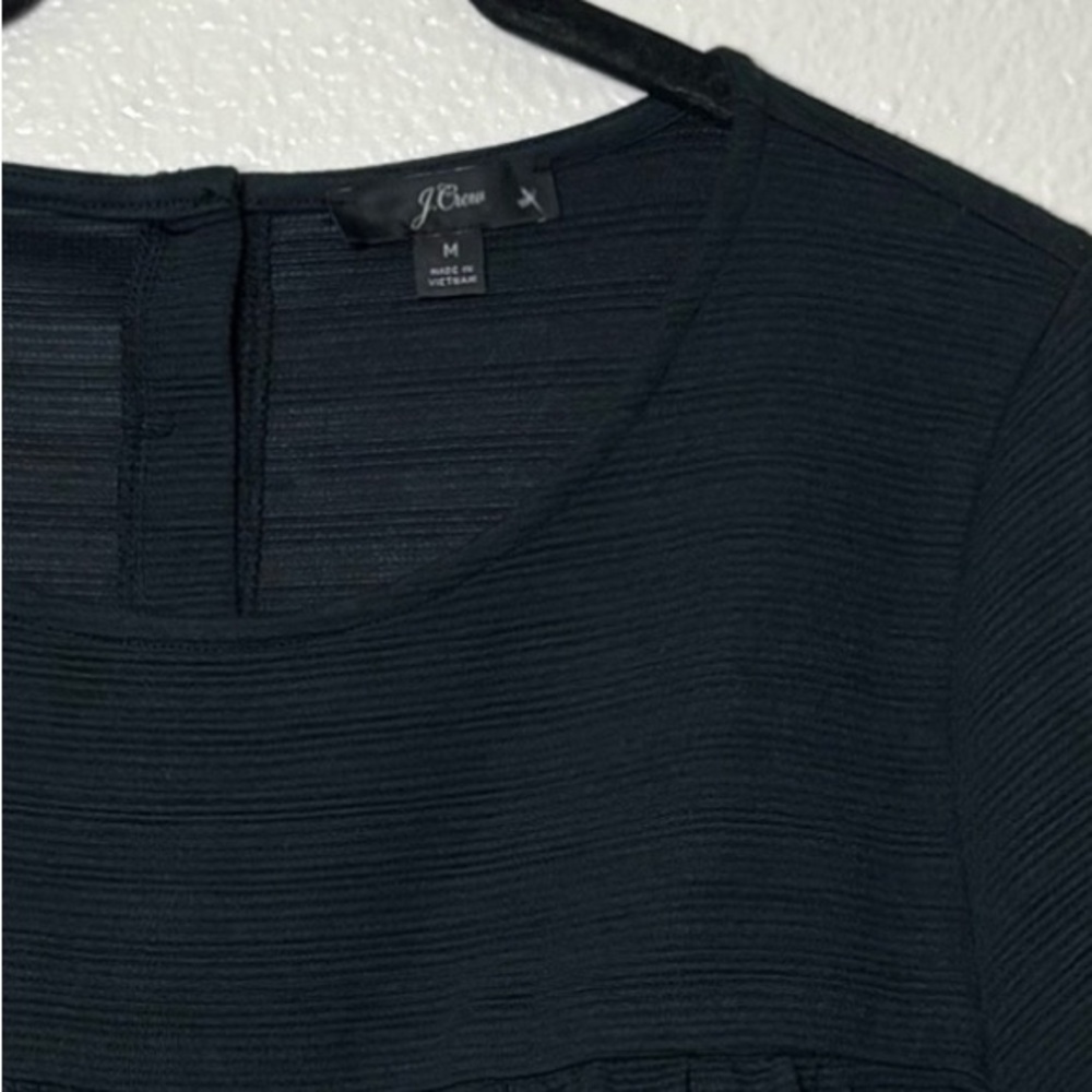 J.Crew Button-Back Tiered Bell-Sleeve Top Woman's Size Medium - Picture 4 of 16